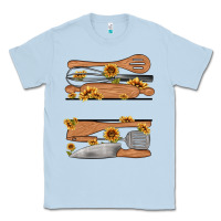 Dusty Blue custom name kitchen tools Classic Tee - MaliasSmallBusiness