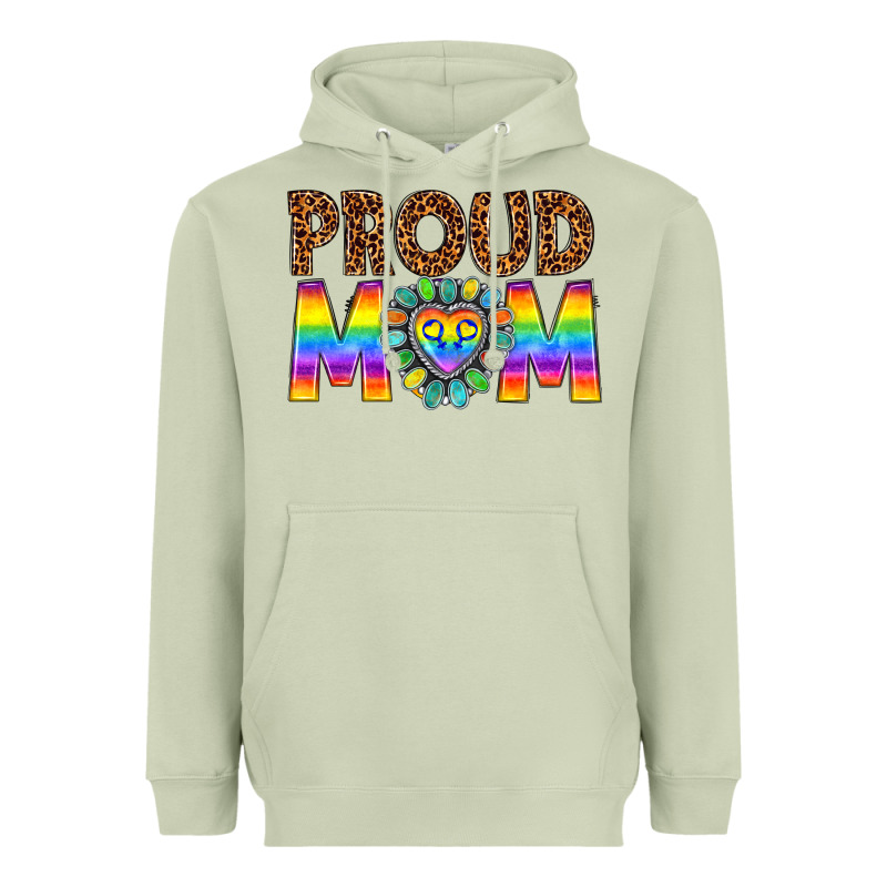 Proud Mom Lgbtq Heavyweight Hoodie by texasbilliewilder | Teevron