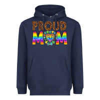 Navy proud mom lgbtq Heavyweight Hoodie - texasbilliewilder