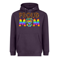 Plum proud mom lgbtq Heavyweight Hoodie - texasbilliewilder
