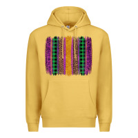 Antique Gold mardi gras western brush stroke Premium Hoodie - Artiststas