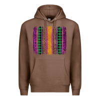 Chestnut mardi gras western brush stroke Premium Hoodie - Artiststas