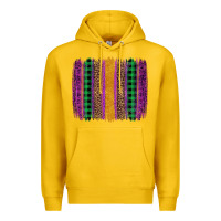 Lemon mardi gras western brush stroke Premium Hoodie - Artiststas