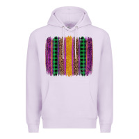 Lilac mardi gras western brush stroke Premium Hoodie - Artiststas