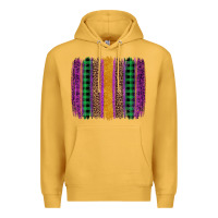 Mustard mardi gras western brush stroke Premium Hoodie - Artiststas