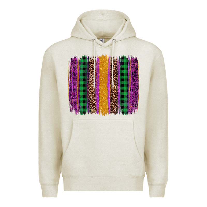 Mardi Gras Western Brush Stroke Premium Hoodie by Artiststas | Teevron