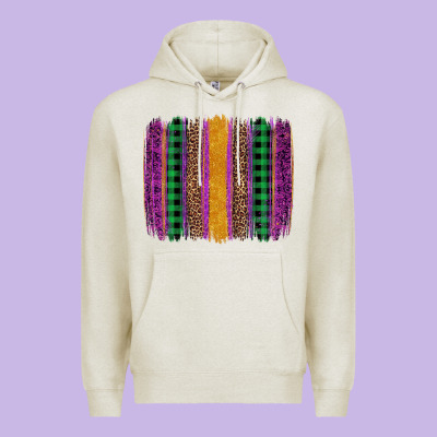 Mardi Gras Western Brush Stroke Premium Hoodie Designed By Artiststas