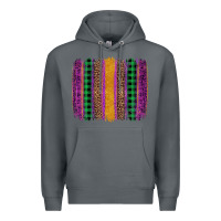 Rock mardi gras western brush stroke Premium Hoodie - Artiststas