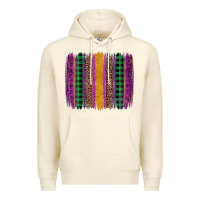 Sandshell mardi gras western brush stroke Premium Hoodie - Artiststas