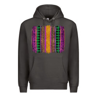 Smoke mardi gras western brush stroke Premium Hoodie - Artiststas