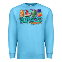 Ocean Blue popsicle season Premium Sweatshirt - SublimationCraftShop