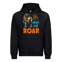 I'm One Hear Me Roar Dinosaur Birthday Urban Hoodie | Teevron