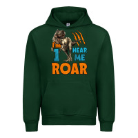 Forest Green i'm one hear me roar dinosaur birthday Urban Hoodie - LillyAllenDesigns