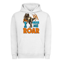 Pigment Lunar Rock i'm one hear me roar dinosaur birthday Urban Hoodie - LillyAllenDesigns