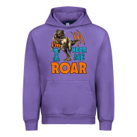 Tulip i'm one hear me roar dinosaur birthday Urban Hoodie - LillyAllenDesigns