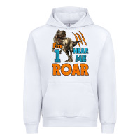 White i'm one hear me roar dinosaur birthday Urban Hoodie - LillyAllenDesigns
