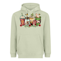 Matcha faith coffee cups Heavyweight Hoodie - Zillion Design Studio