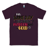 Plum on game day we wear maroon and gold Classic Tee - MaliasSmallBusiness