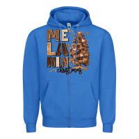 True Royal melanin christmas with christmas tree Zipper Hoodie - MaliasSmallBusiness