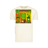 Vintage Arctic st patricks gnomes and coins with shamrock Vintage Tee - Artiststas