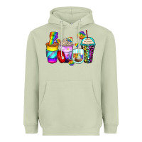 Matcha pride coffee cups Heavyweight Hoodie - Zillion Design Studio