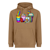 Toasted Coconut pride coffee cups Heavyweight Hoodie - Zillion Design Studio