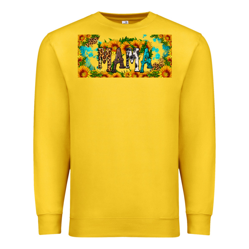 Mama Sunflower Libbey Cup Premium Sweatshirt by HRA Design Shop | Teevron