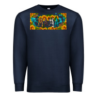 Navy mama sunflower libbey cup Premium Sweatshirt - HRA Design Shop