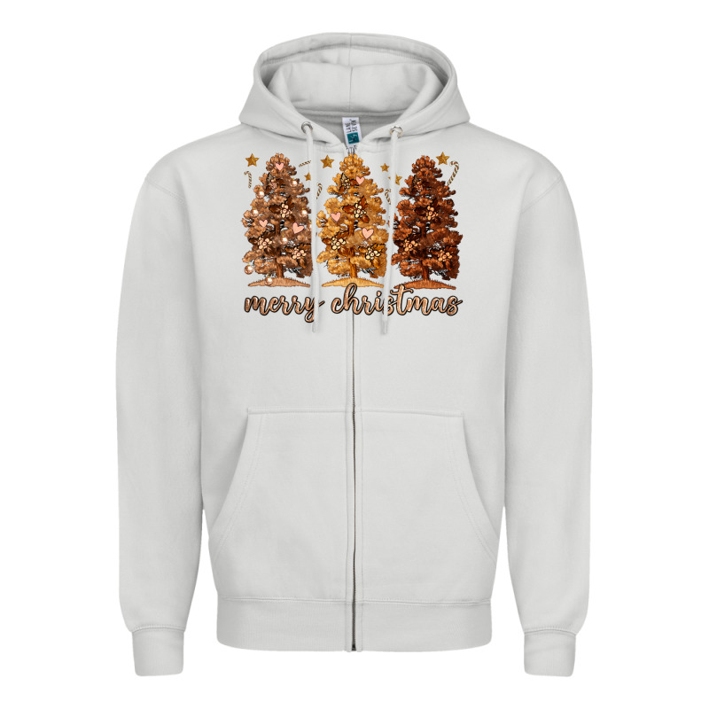 Melanin Christmas Trees Zipper Hoodie by MaliasSmallBusiness | Teevron