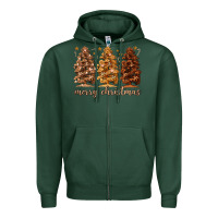 Sports Green melanin christmas trees Zipper Hoodie - MaliasSmallBusiness