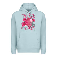 Blue Mist tackle cancer helmet Premium Hoodie - AdoDesignShop