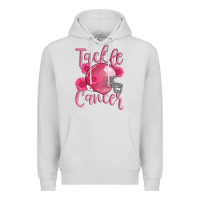 Dove Grey tackle cancer helmet Premium Hoodie - AdoDesignShop