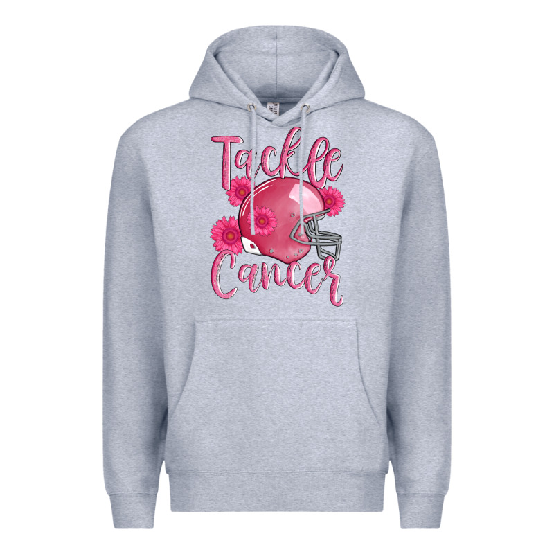Tackle Cancer Helmet Premium Hoodie by AdoDesignShop | Teevron