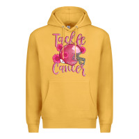 Mustard tackle cancer helmet Premium Hoodie - AdoDesignShop