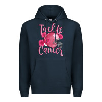 Navy tackle cancer helmet Premium Hoodie - AdoDesignShop