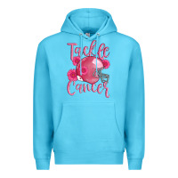 Ocean Blue tackle cancer helmet Premium Hoodie - AdoDesignShop