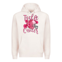 Pale Pink tackle cancer helmet Premium Hoodie - AdoDesignShop