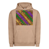 Pigment Burro mardi gras leopard glitter bead Urban Hoodie - BarkalooDesign