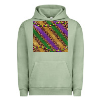 Pigment Oil Green mardi gras leopard glitter bead Urban Hoodie - BarkalooDesign
