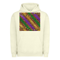 Pigment Pistachio mardi gras leopard glitter bead Urban Hoodie - BarkalooDesign
