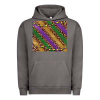 Pigment Tornado mardi gras leopard glitter bead Urban Hoodie - BarkalooDesign