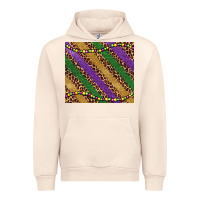 Sandshell mardi gras leopard glitter bead Urban Hoodie - BarkalooDesign