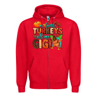 Red my favorite call me gigi Zipper Hoodie - MaliasSmallBusiness