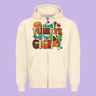 Zipper Hoodie my favorite call me gigi
