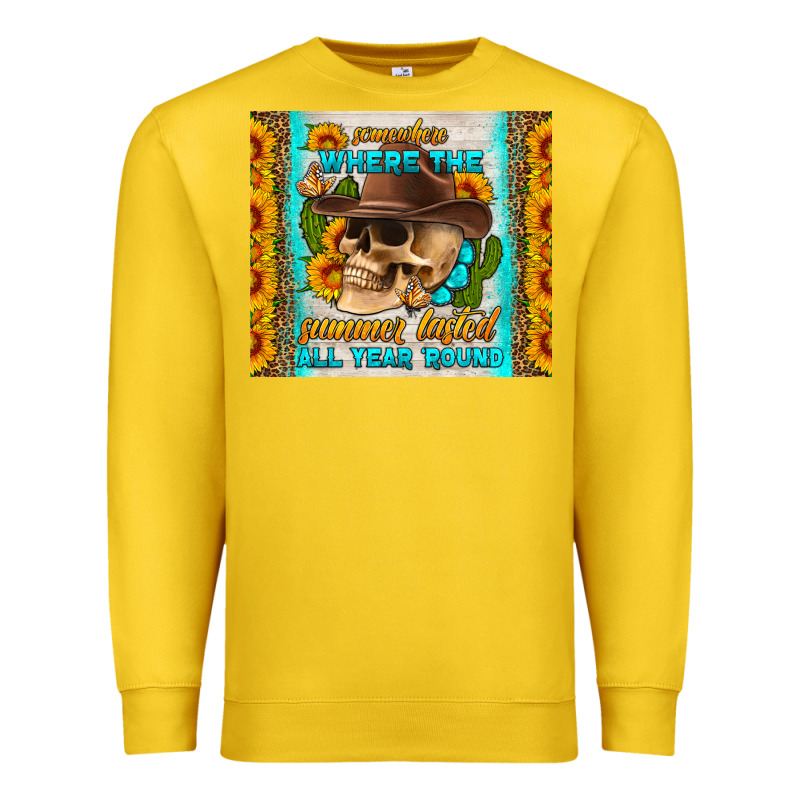 Somewhere Where The Summer Lasted All Year Around Tumbler Premium Sweatshirt by HRA Design Shop | Teevron