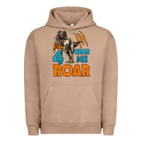 Pigment Burro i'm four hear me roar dinosaur birthday Urban Hoodie - LillyAllenDesigns