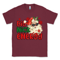 Burgundy big nick energy Classic Tee - MaliasSmallBusiness