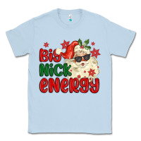 Dusty Blue big nick energy Classic Tee - MaliasSmallBusiness