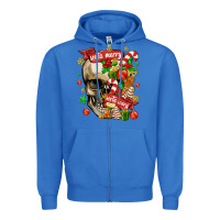True Royal sorta merry sorta scary Zipper Hoodie - MaliasSmallBusiness