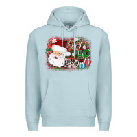 Blue Mist ho ho ho santa Premium Hoodie - AdoDesignShop